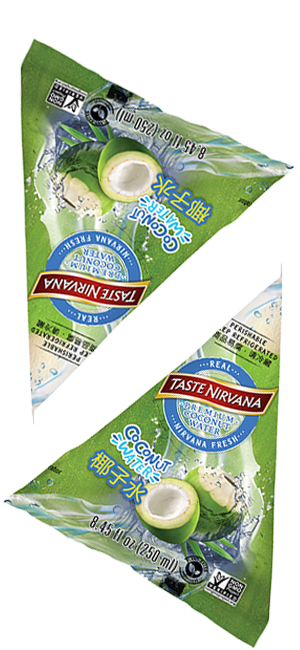 Taste Nirvana - Chilled Coconut Water (Triangle Pouch)